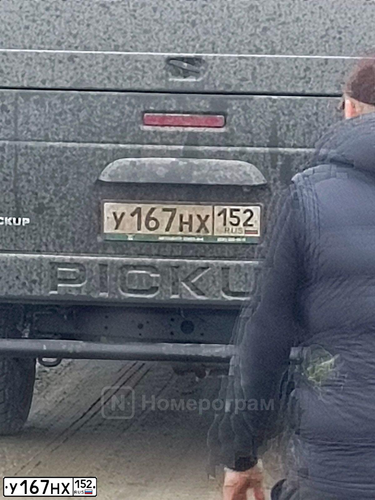 Фото автомобиля УАЗ UAZ PICKUP 23632, 2024 — госномер У818ТТ152. Цвет: ЧЕРНЫЙ