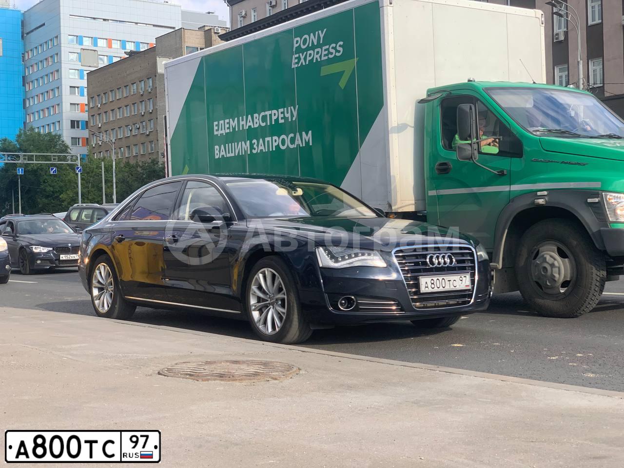 Фото автомобиля AUDI A6, 2004 — госномер А800ТС97. Цвет: СИНИЙ ТЕМНЫЙ