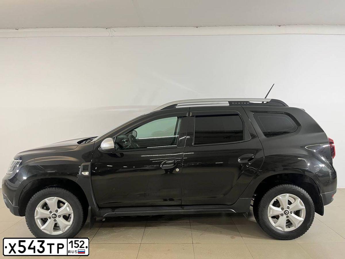 Фото автомобиля RENAULT DUSTER, 2021 — госномер Х543ТР152. Цвет: ЧЕРНЫЙ