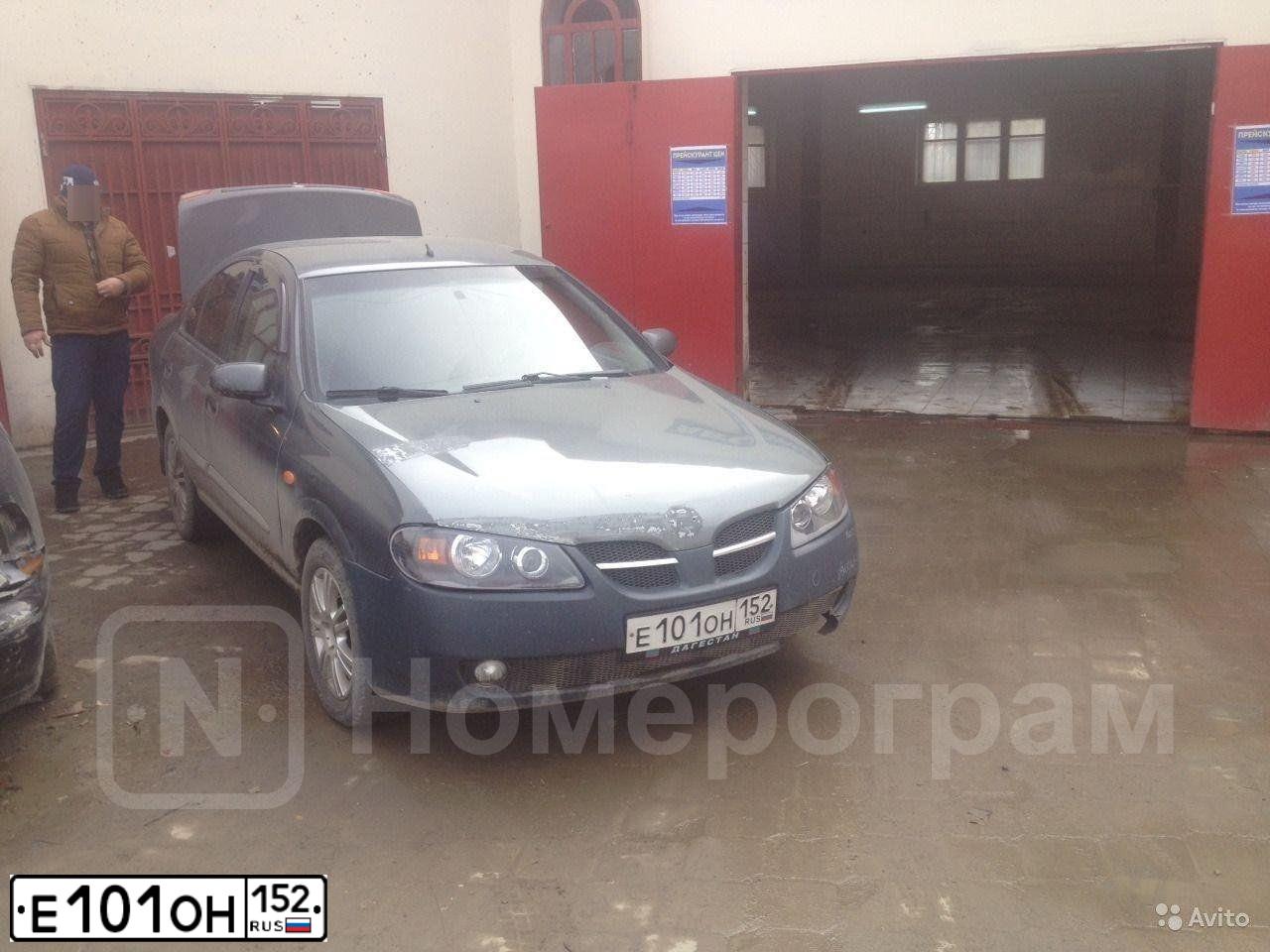 Фото автомобиля NISSAN ALMERA, 2003 — госномер М287ЕА150. Цвет: темно-серый