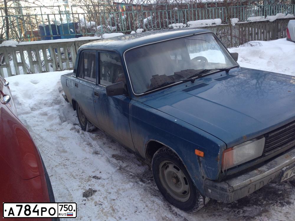 Фото автомобиля LADA 2105, 2007 — госномер Е899РХ71. Цвет: СИНИЙ