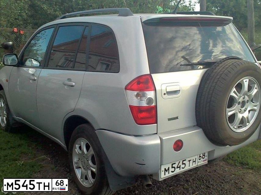Фото автомобиля TAGAZ TINGO, 2011 — госномер Е531ОА134. Цвет: Серебристый