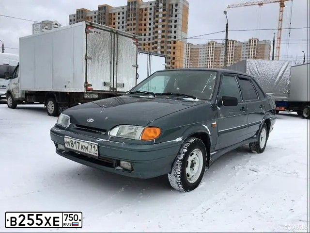 Фото автомобиля LADA 2115 SAMARA, 2011 — госномер В255ХЕ750. Цвет: Серо-сине-зеленый