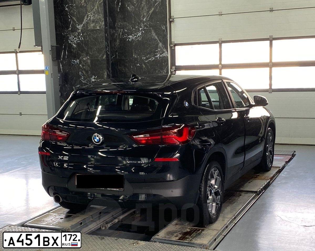 Фото автомобиля BMW X2, 2020 — госномер А451ВХ172. Цвет: ЧЕРНЫЙ