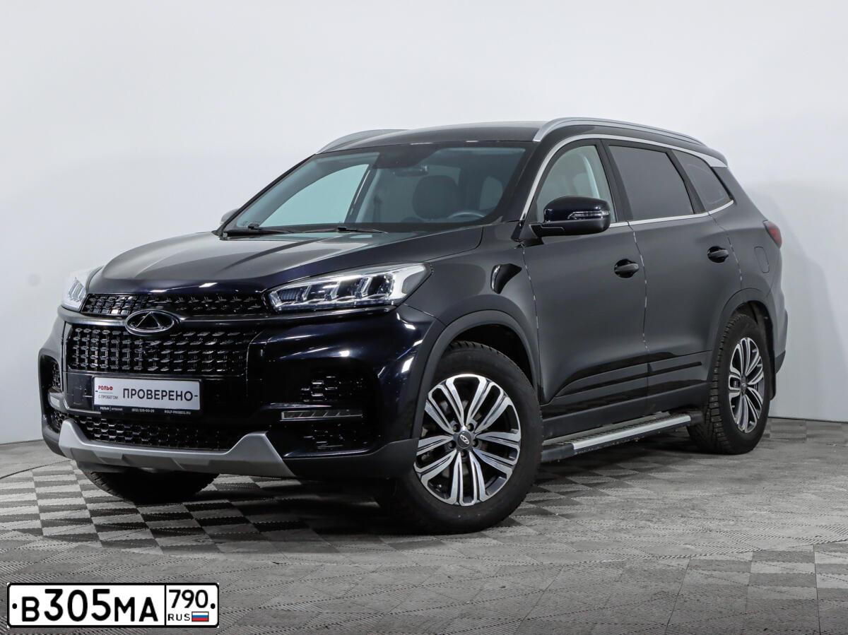 Фото автомобиля CHERY TIGGO8, 2021 — госномер Р883ТМ198. Цвет: ЧЕРНЫЙ