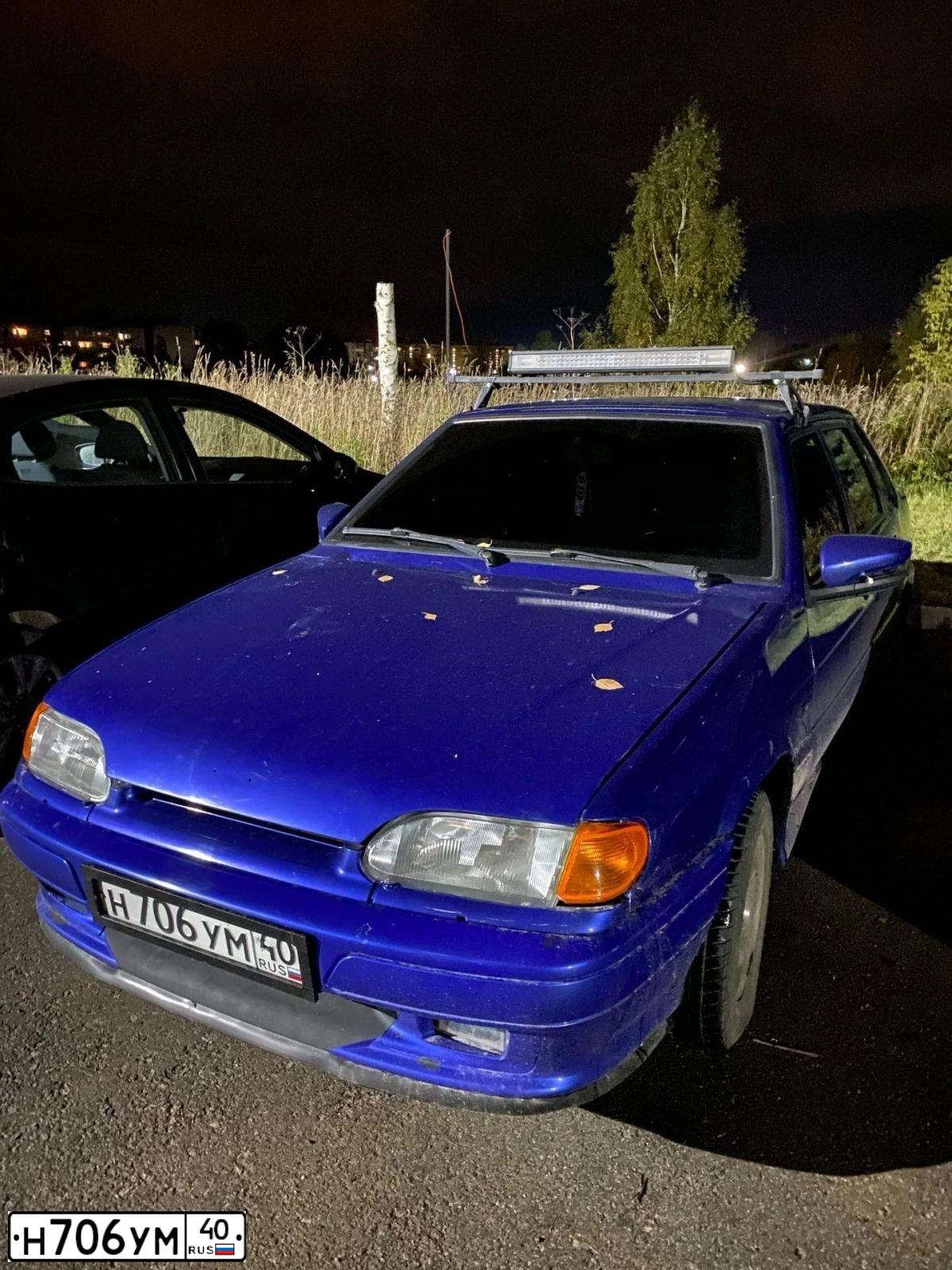 Фото автомобиля LADA 2115 SAMARA, 2008 — госномер Н706УМ40. Цвет: синий