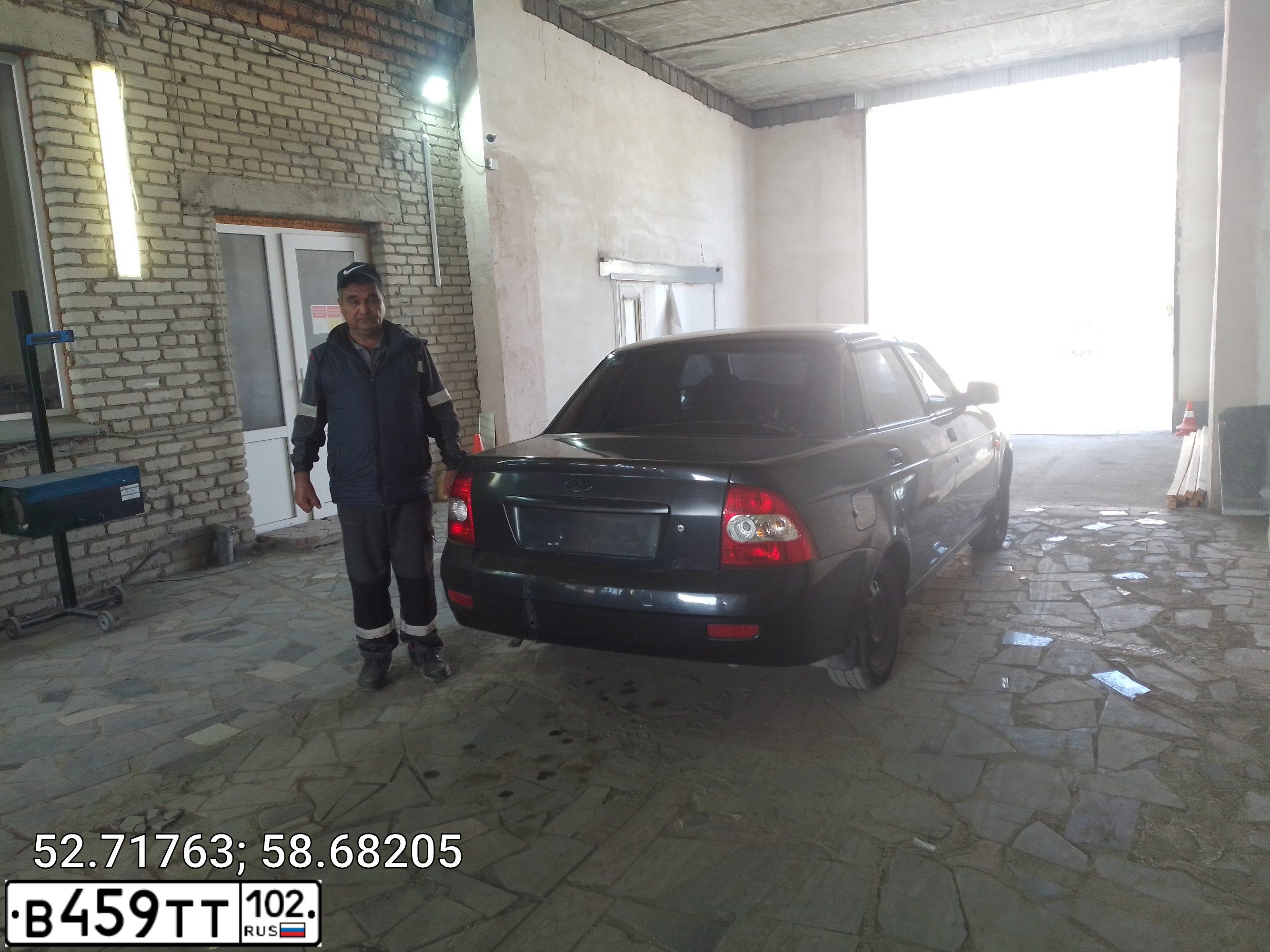 Фото автомобиля LADA 2170 PRIORA, 2007 — госномер А363ТС102. Цвет: ГРАФИТОВЫЙ МЕТАЛЛИК