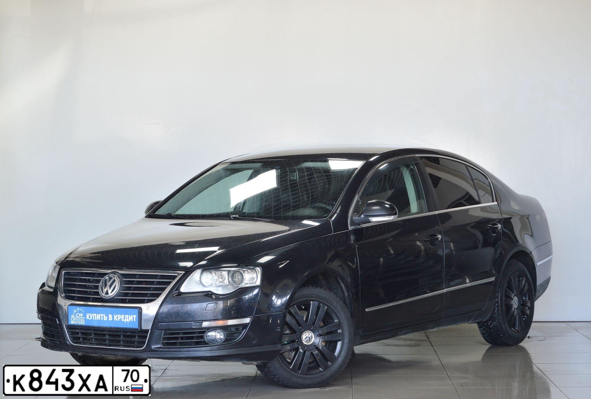 Фото автомобиля VOLKSWAGEN PASSAT, 2009 — госномер Н989АС70. Цвет: ЧЕРНЫЙ