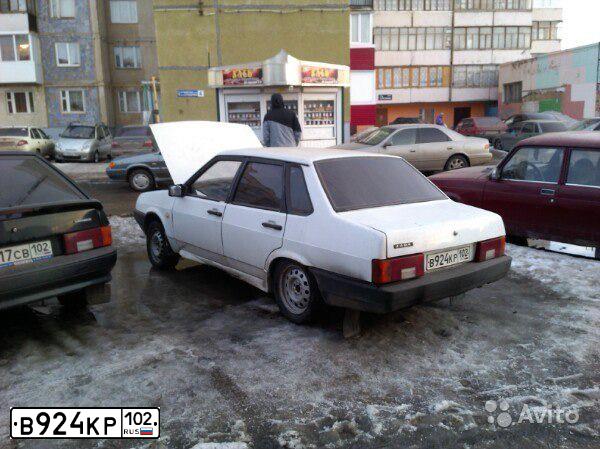 Фото автомобиля LADA 2109 SAMARA, 1995 — госномер А007УЕ02. Цвет: Белый