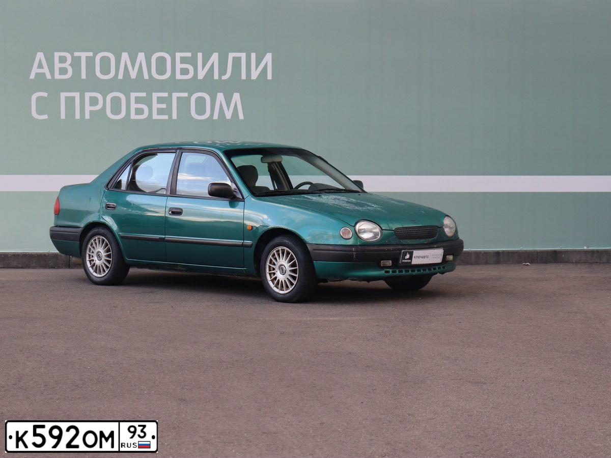 Фото автомобиля TOYOTA COROLLA, 1997 — госномер К302КЕ761. Цвет: ЗЕЛЕНЫЙ