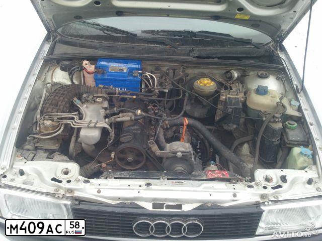 Фото автомобиля AUDI 80, 1990 — госномер Е136ТЕ763. Цвет: БЕЛЫЙ (СЕРЫЙ)