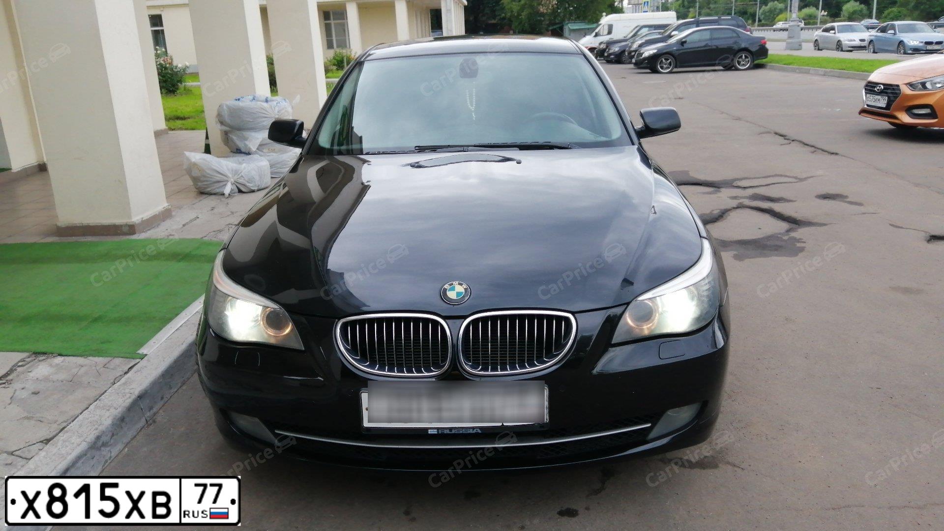 Фото автомобиля BMW 525I, 2008 — госномер Н750ТН797. Цвет: ЧЕРНЫЙ