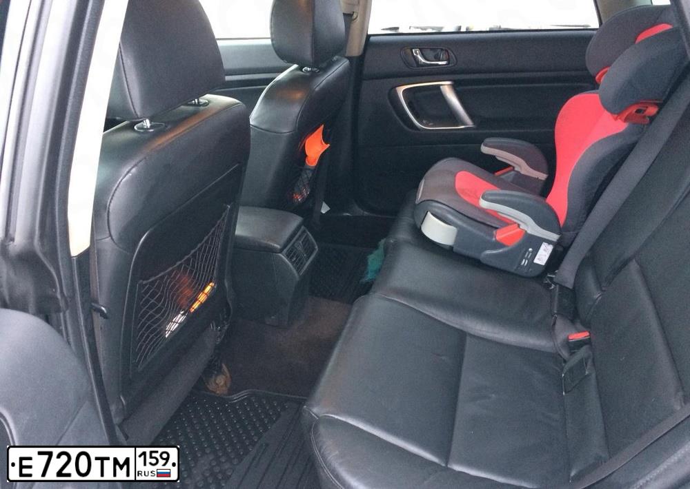 Фото автомобиля SUBARU OUTBACK, 2008 — госномер Е720ТМ159. Цвет: Серый