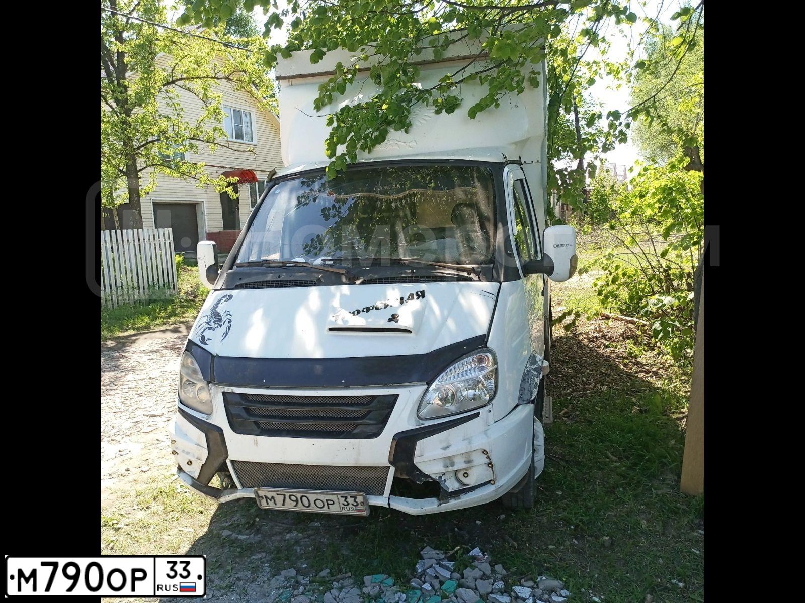 Фото автомобиля GAZ 3302 EL, 2004 — госномер М790ОР33. Цвет: СНЕЖНО-БЕЛЫЙ