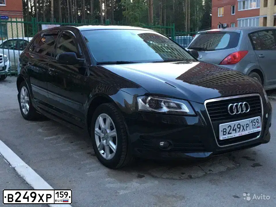 Фото автомобиля AUDI A3, 2013 — госномер В249ХР159. Цвет: ЧЕРНЫЙ