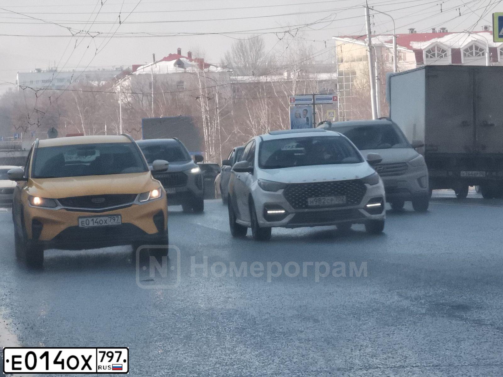 Фото автомобиля GEELY COOLRAY, 2023 — госномер Е014ОХ797