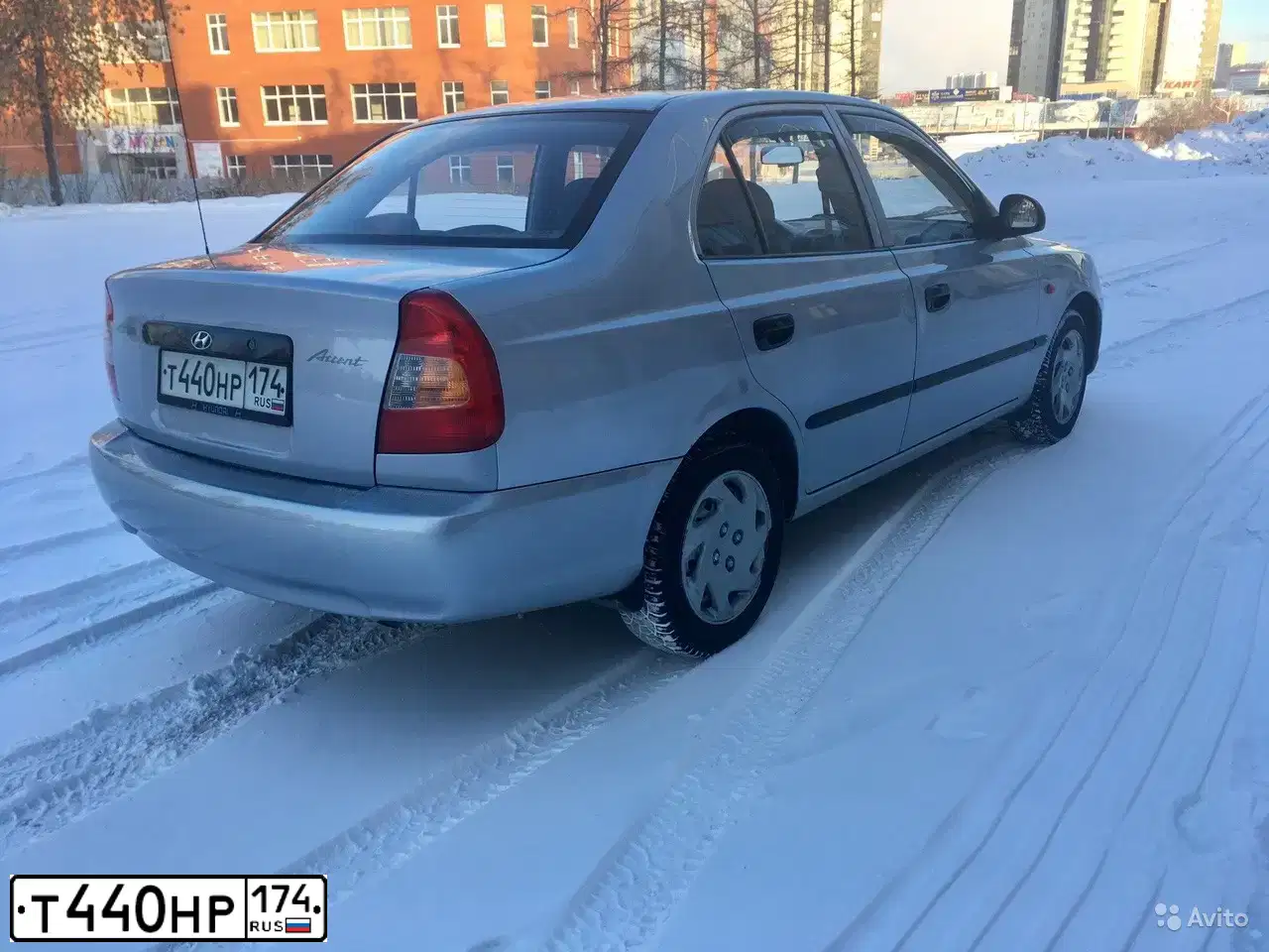 Фото автомобиля HYUNDAI ACCENT, 2005 — госномер У550ЕВ774