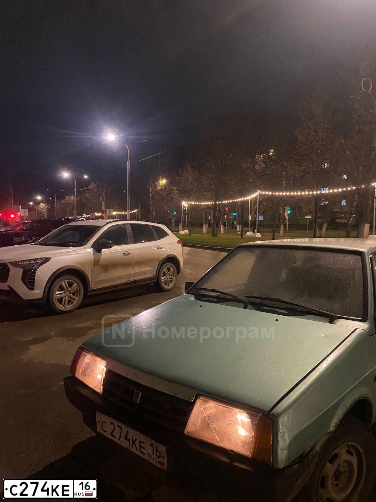 Фото автомобиля LADA 2109 SAMARA, 2003 — госномер С274КЕ16. Цвет: СЕРЕБРИСТО-СЕРО-ЗЕЛЕНЫЙ