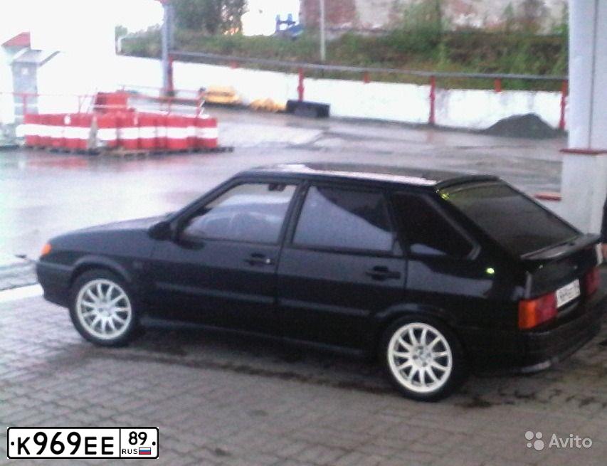 Фото автомобиля LADA 2114 SAMARA, 2009 — госномер К969ЕЕ89. Цвет: Сине-Черный