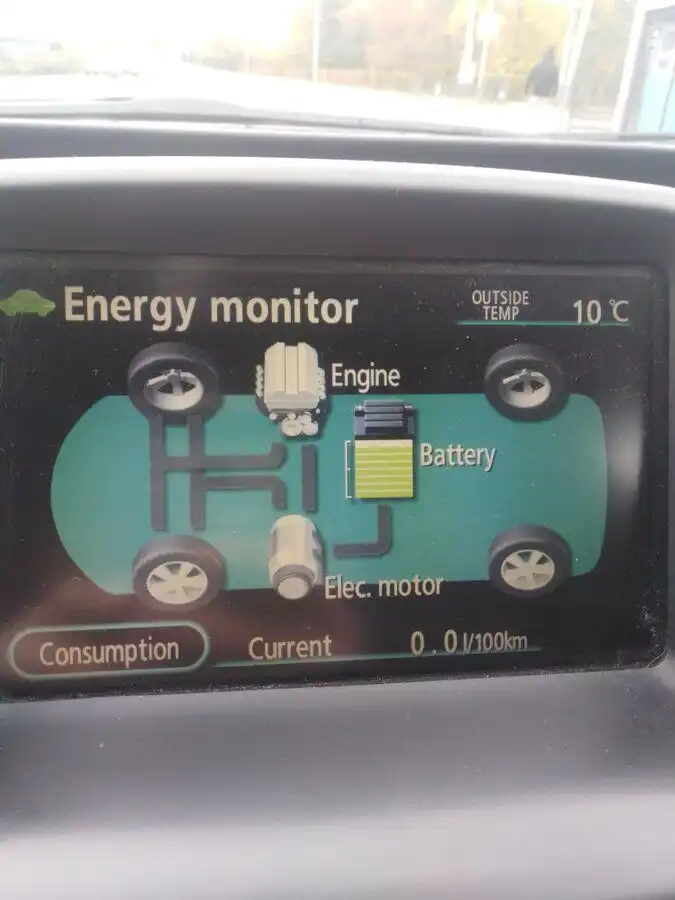 Фото автомобиля TOYOTA PRIUS, 2008 — госномер А681РА122. Цвет: ТЕМНО-СЕРЫЙ