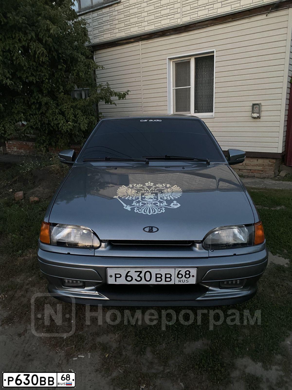 Фото автомобиля LADA 2115 SAMARA, 2005 — госномер Р630ВВ68. Цвет: средний серо-зеленый металлик