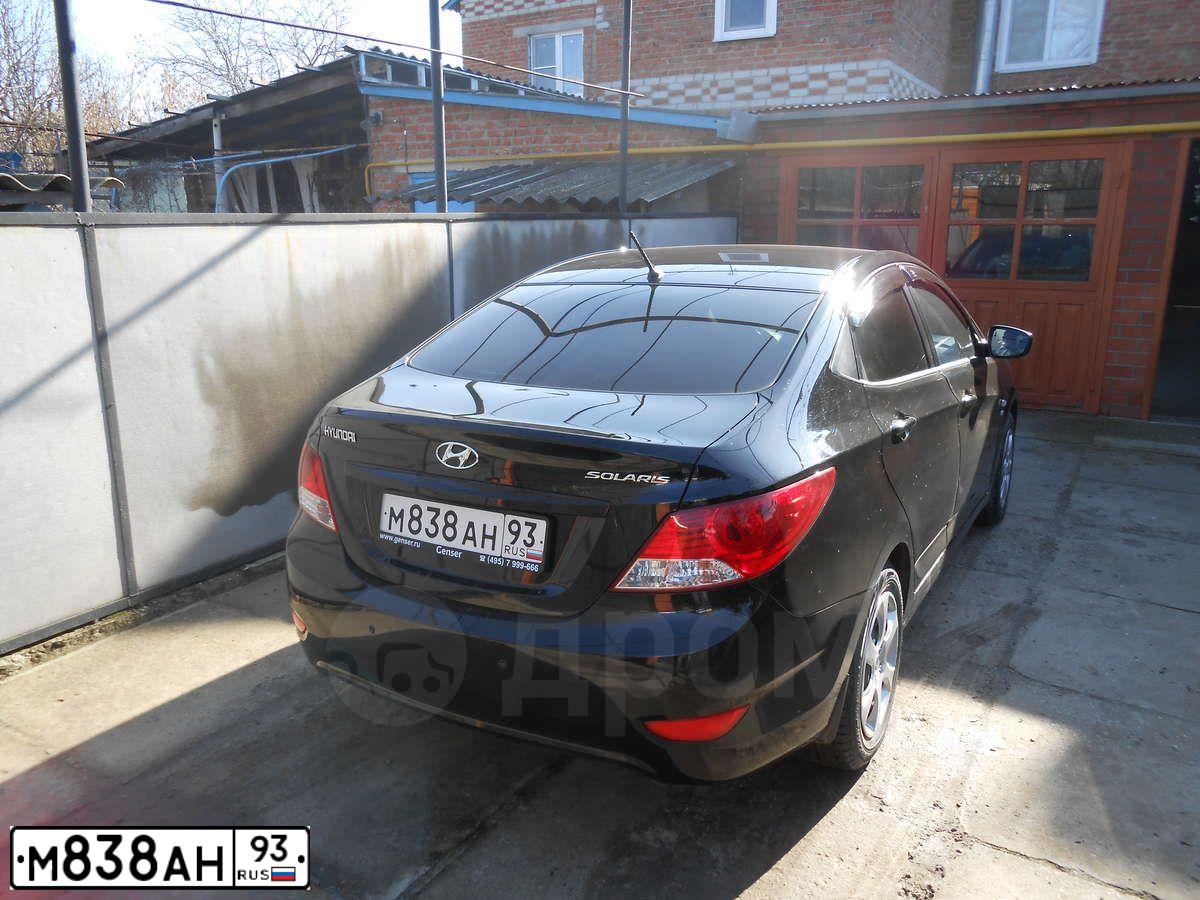 Фото автомобиля HYUNDAI SOLARIS, 2013 — госномер О959ВВ82. Цвет: ЧЕРНЫЙ