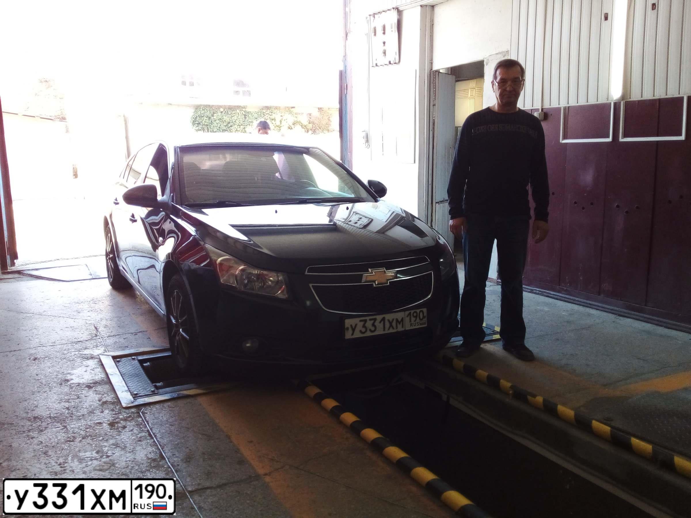 Фото автомобиля CHEVROLET CRUZE, 2012 — госномер Н036ММ82