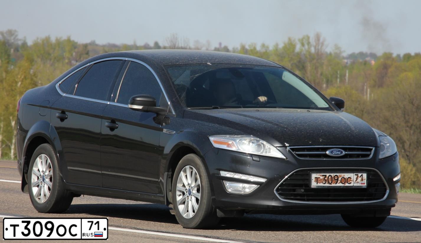 Фото автомобиля FORD MONDEO, 2014 — госномер К894УО69. Цвет: ЧЕРНЫЙ