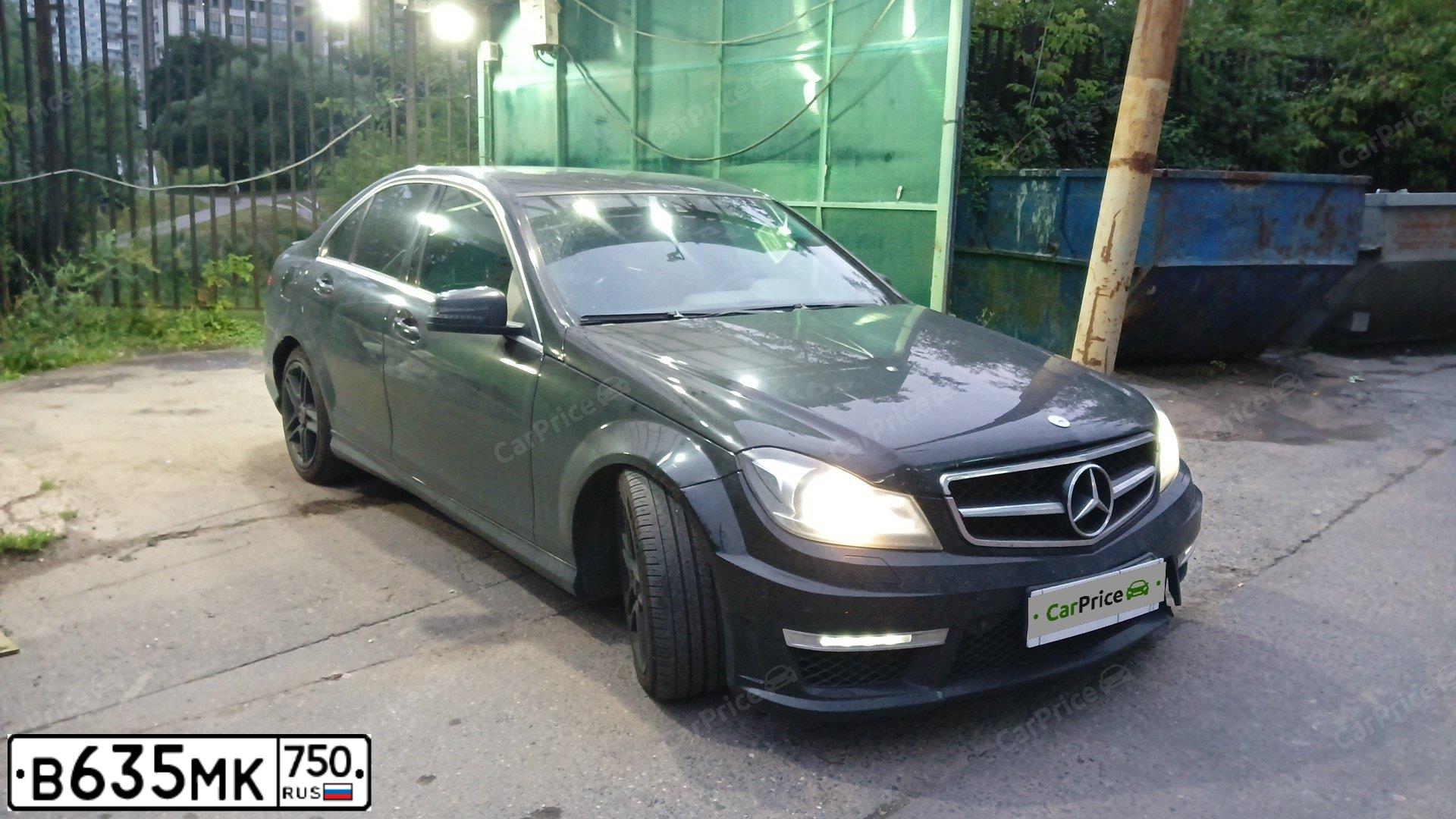 Фото автомобиля MERCEDES-BENZ C300, 2011 — госномер Х625РА37. Цвет: ЧЕРНЫЙ
