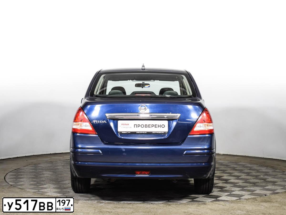 Фото автомобиля NISSAN TIIDA, 2010 — госномер Н796ТА790. Цвет: СИНИЙ ТЕМНЫЙ
