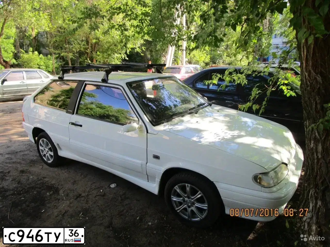 Фото автомобиля LADA 2113 SAMARA, 2011 — госномер С946ТУ36. Цвет: БЕЛЫЙ