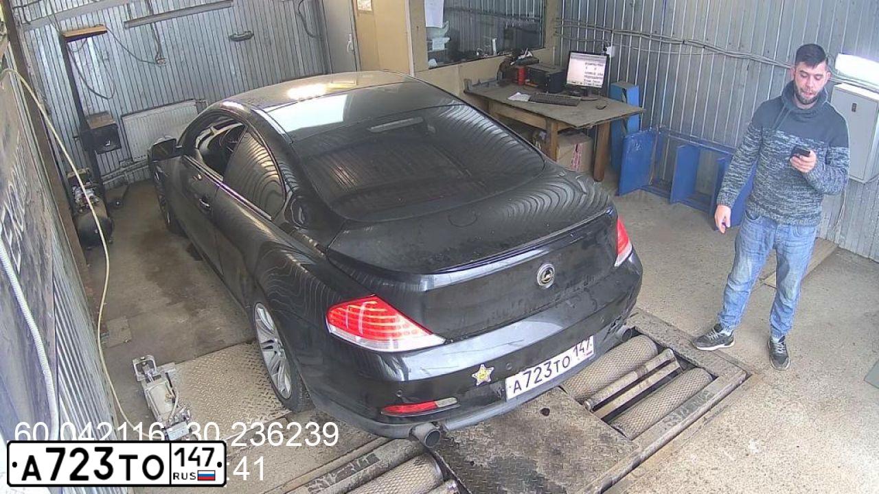 Фото автомобиля BMW SERIE 6, 2004 — госномер А723ТО147. Цвет: ЧЕРНЫЙ