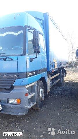 Фото автомобиля MERCEDES ACTROS, 2001 — госномер В269ТК62. Цвет: СИНИЙ