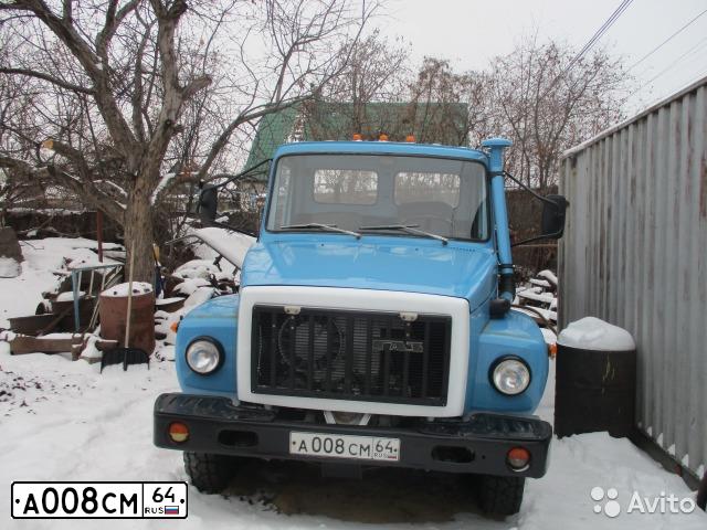 Фото автомобиля GAZ SAZ 4509 /CHASSIS 4301/, 1993 — госномер А008СМ64. Цвет: ГОЛУБОЙ