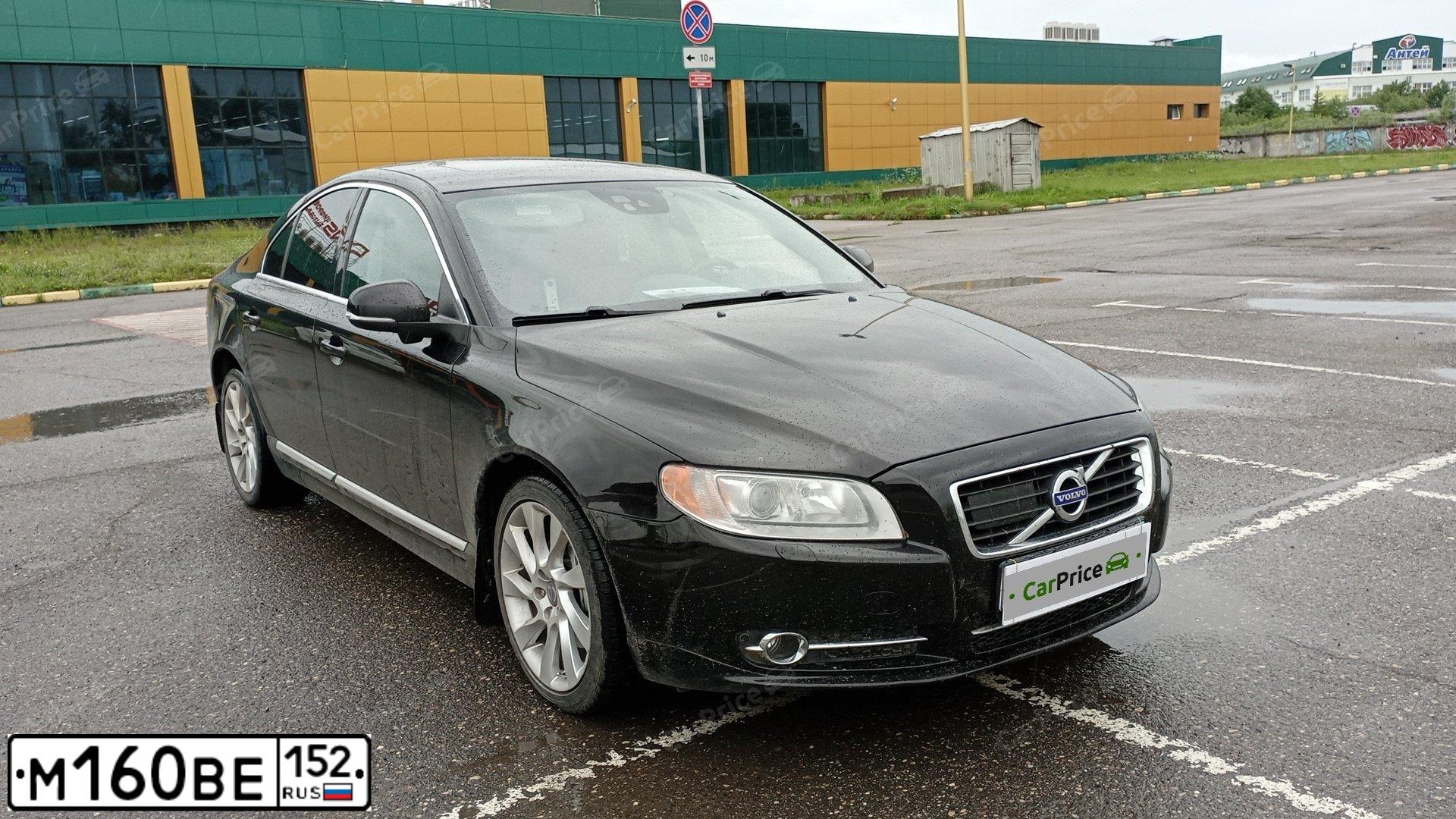 Фото автомобиля VOLVO S80, 2013 — госномер Е717АУ11. Цвет: ТЕМНО-КОРИЧНЕВЫЙ