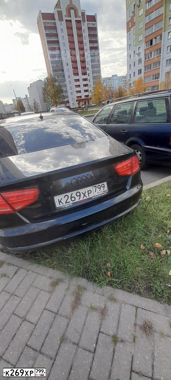 Фото автомобиля AUDI A8, 2011 — госномер Е362ТУ790. Цвет: ЧЕРНЫЙ