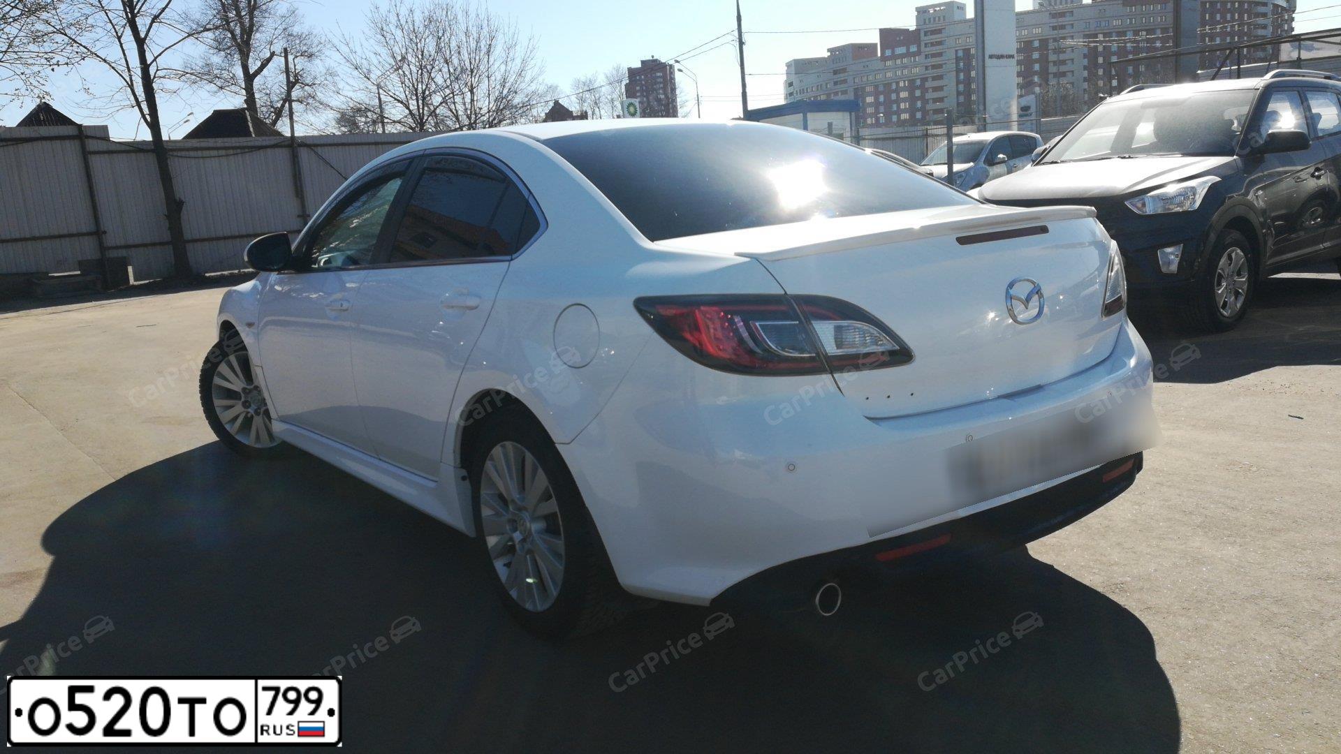 Фото автомобиля MAZDA 6, 2008 — госномер О520ТО799. Цвет: БЕЛЫЙ