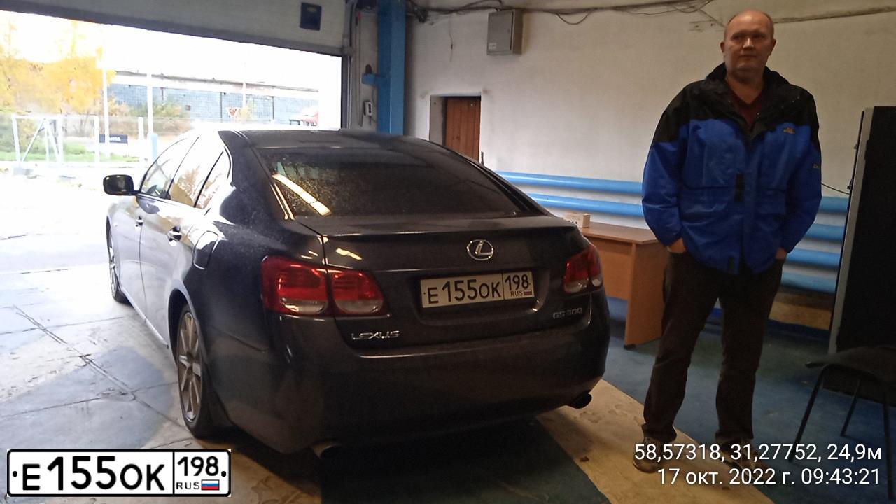 Фото автомобиля LEXUS GS, 2005 — госномер К409ВХ53. Цвет: ТЕМНО-СЕРЫЙ