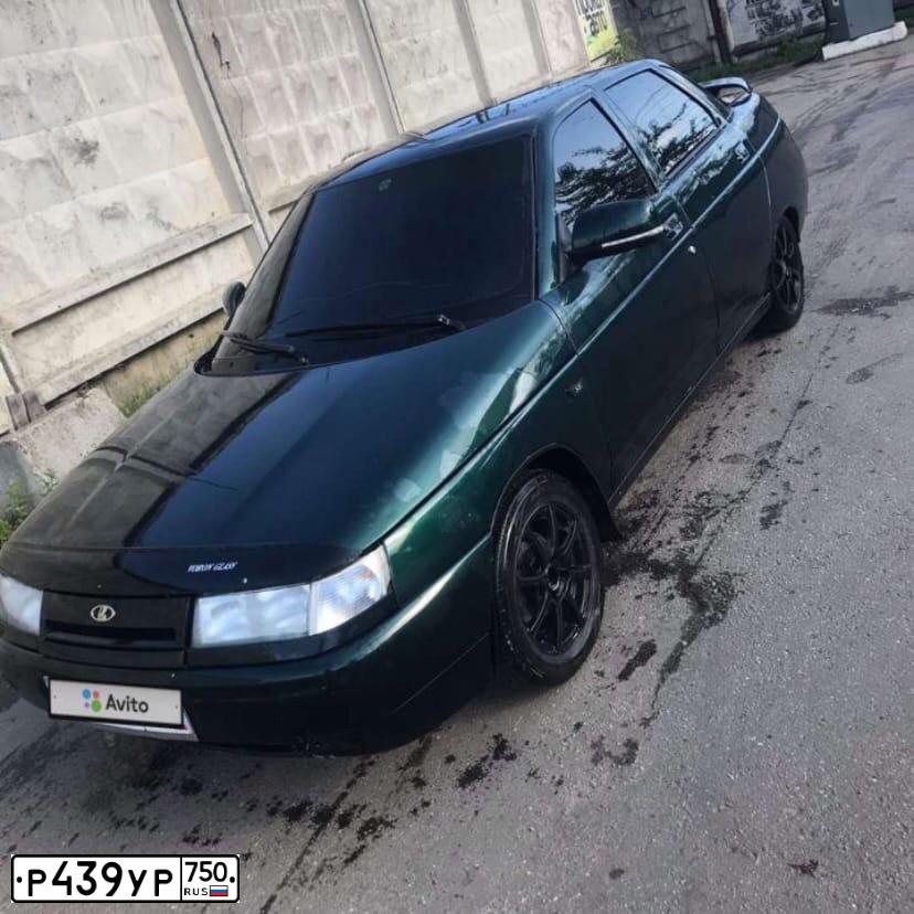 Фото автомобиля LADA 2110 LADA, 2004 — госномер Р439УР750. Цвет: Темно-зеленый