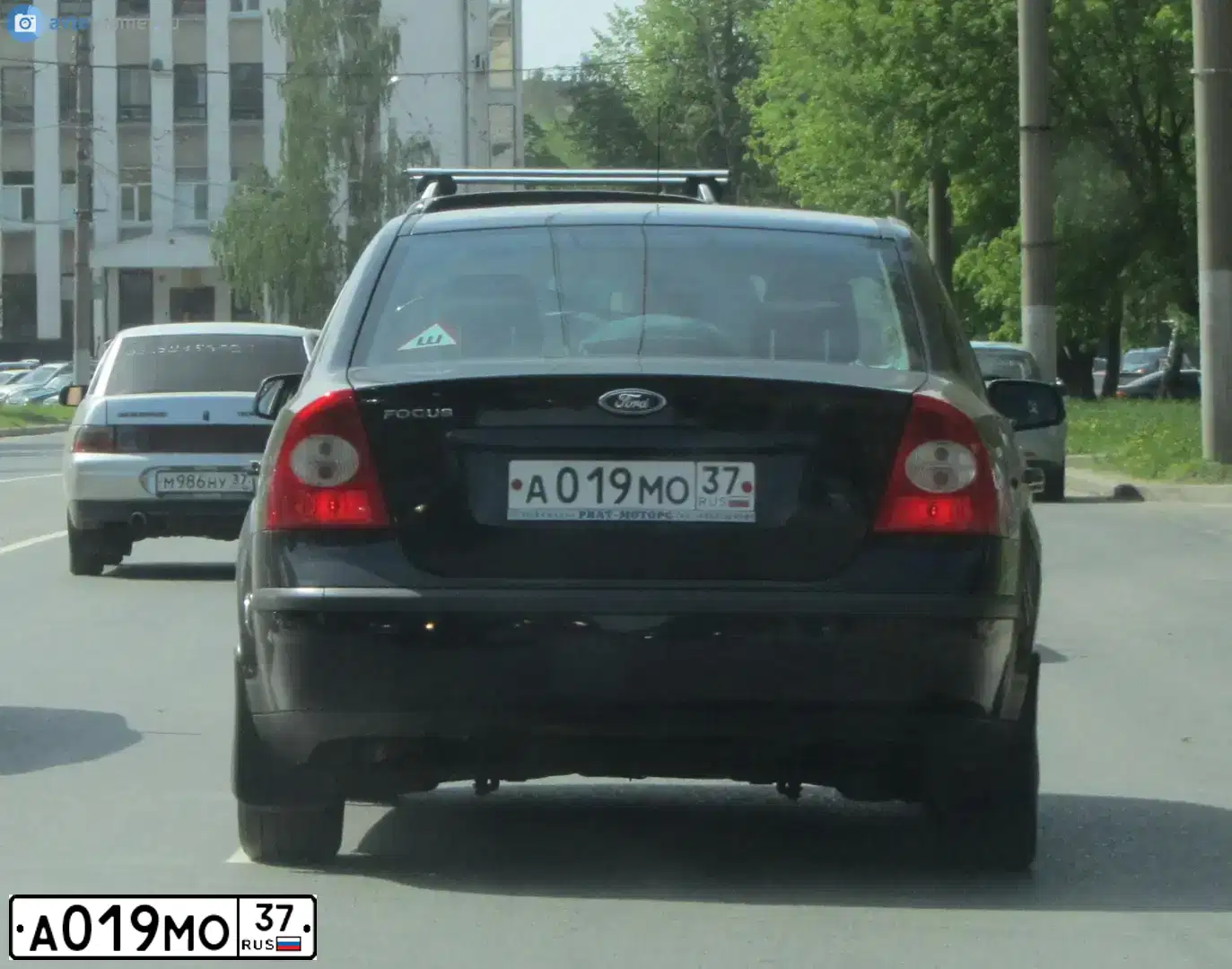 Фото автомобиля FORD FOCUS, 2012 — госномер А363АА37. Цвет: ЧЕРНЫЙ