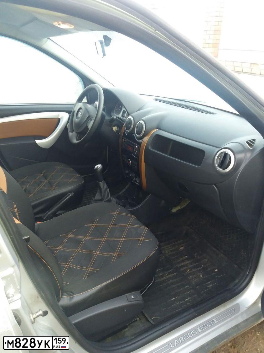 Фото автомобиля LADA LARGUS, 2016 — госномер Р478МА159. Цвет: СЕРЕБРИСТЫЙ