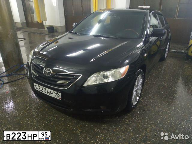 Фото автомобиля TOYOTA CAMRY, 2008 — госномер С095РВ193. Цвет: ЧЕРНЫЙ