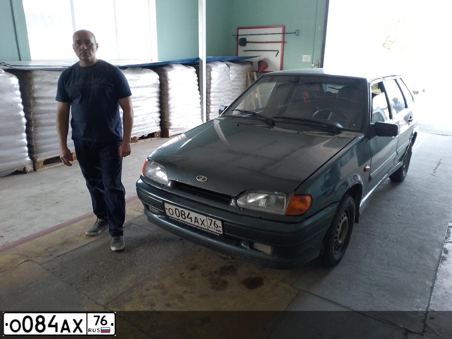 Фото автомобиля LADA 2114 SAMARA, 2011 — госномер О084АХ76. Цвет: СЕРО-СИНЕ-ЗЕЛЕНЫЙ