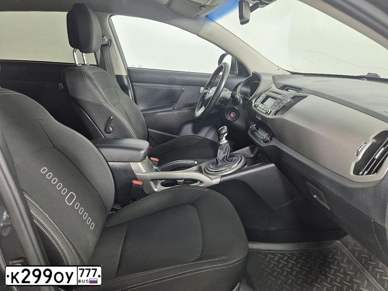 Фото автомобиля KIA SPORTAGE, 2014 — госномер У634ОЕ71. Цвет: Серый