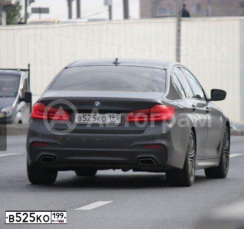 Фото автомобиля BMW SERIE 5, 2005 — госномер В525КО199. Цвет: ЧЕРНЫЙ