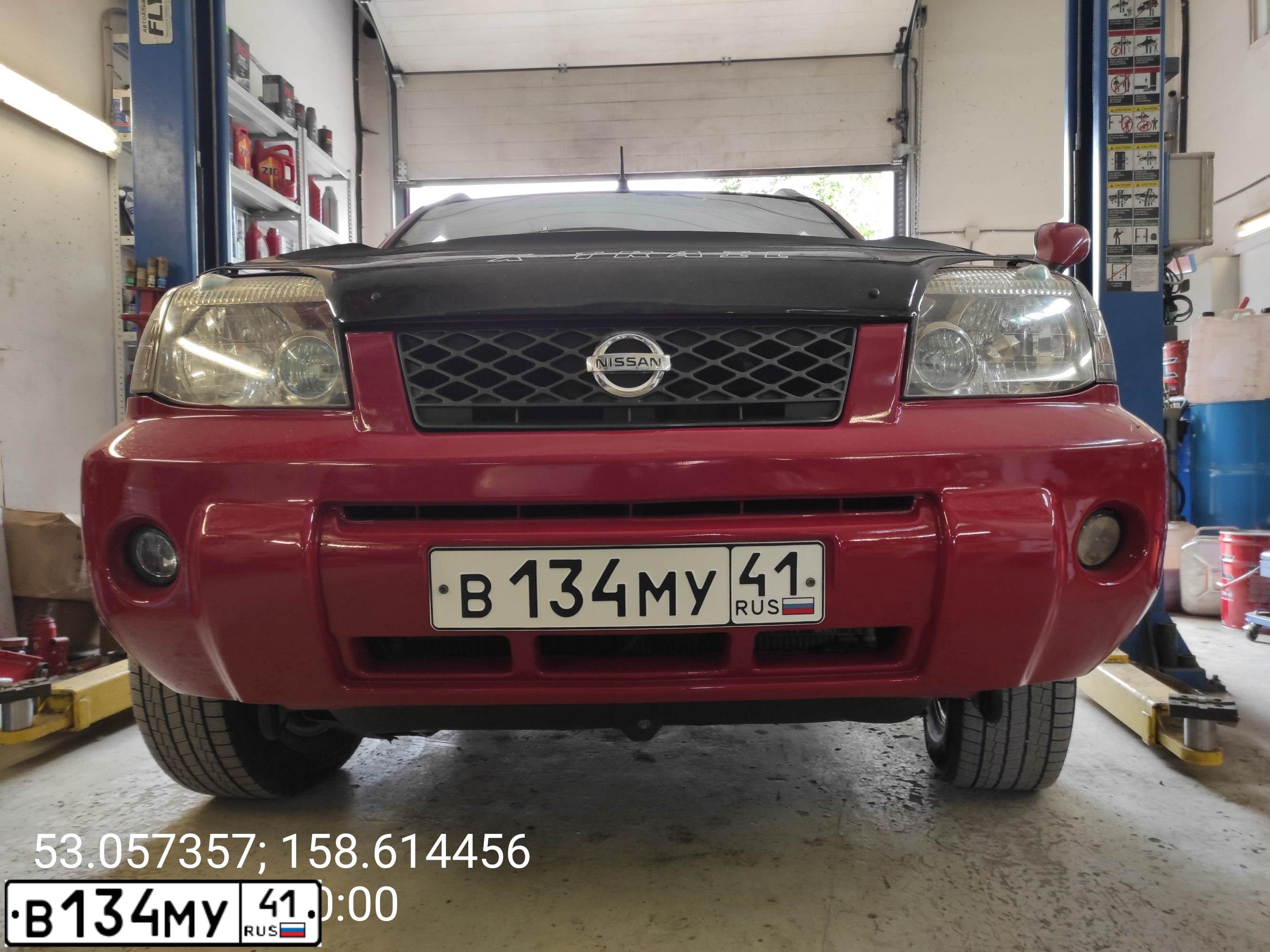 Фото автомобиля NISSAN X-TRAIL, 2005 — госномер В134МУ41