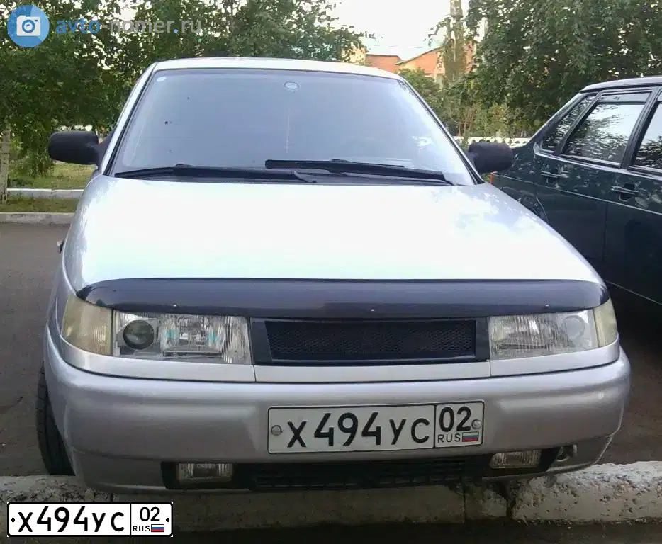 Фото автомобиля LADA 2110, 2003 — госномер Х494УС02. Цвет: СВЕТЛО-СЕРЕБРИСТЫЙ МЕТАЛЛ