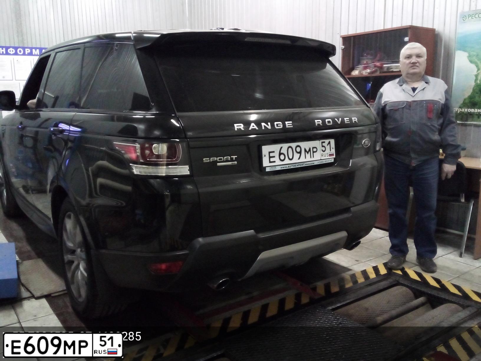 Фото автомобиля LANDROVER RANGE ROVER SPORT, 2015 — госномер Т289НЕ797. Цвет: ЧЕРНЫЙ