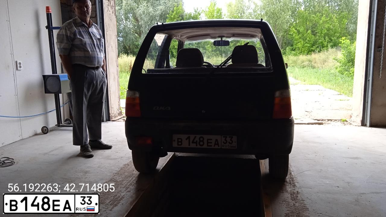 Фото автомобиля SEAZ OKA, 2002 — госномер В148ЕА33. Цвет: ТЕМНО-ЗЕЛЕНЫЙ
