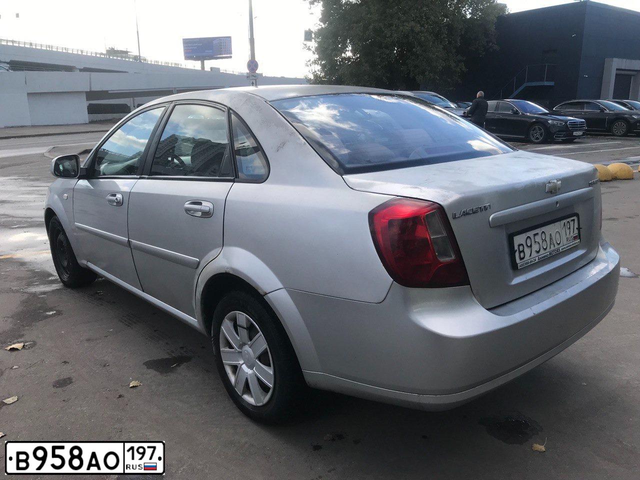 Фото автомобиля CHEVROLET LACETTI, 2010 — госномер В958АО197. Цвет: СЕРЫЙ МЕТАЛЛИК